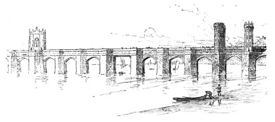 FIRST STONE LONDON BRIDGE, BEGUN A.D. 1176