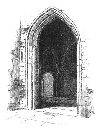 INTERIOR OF PORCH OF THE PARISH CHURCH OF ST. ALPHEGE,
LONDON WALL, FORMERLY THE CHAPEL OF THE PRIORY OF ST. ELSYNGE SPITAL