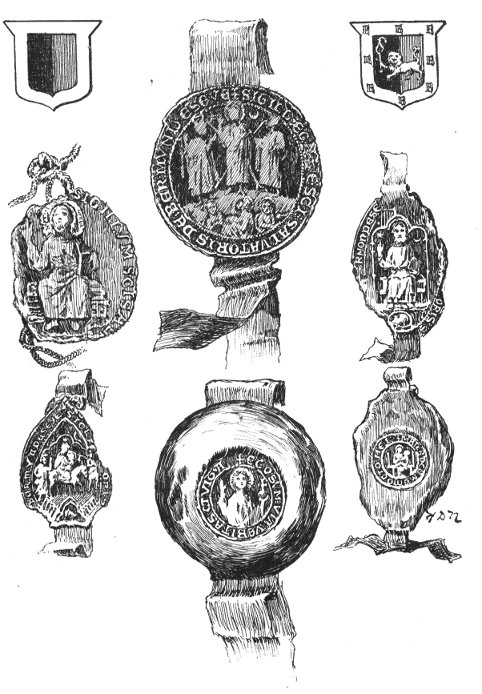 THE ARMS AND SEALS OF THE PRIOR AND CONVENT OF ST. SAVIOUR AT BERMONDSEY