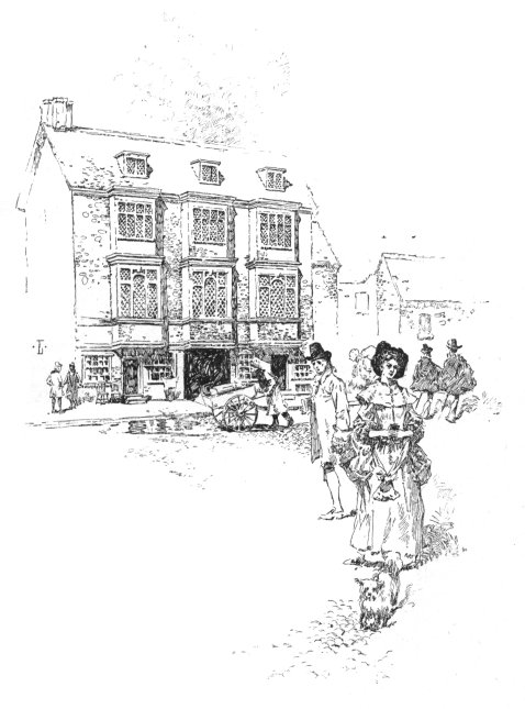 SOUTH VIEW OF FALCON TAVERN, ON THE
BANK SIDE, SOUTHWARK, AS IT APPEARED
IN 1805