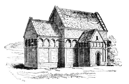 SAXON CHURCH AT BRADFORD-ON-AVON, WILTS.