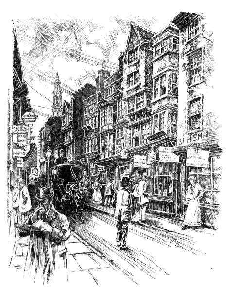 HOLYWELL STREET, STRAND

(Demolished 1901)