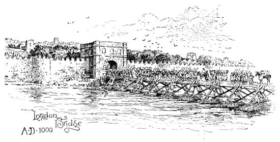 London Bridge, A.D. 1000