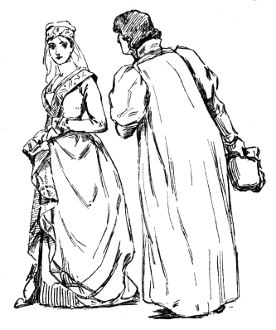 RICH MERCHANT AND HIS WIFE,
14TH CENTURY