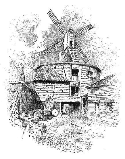 AN OLD MILL, BANKSIDE